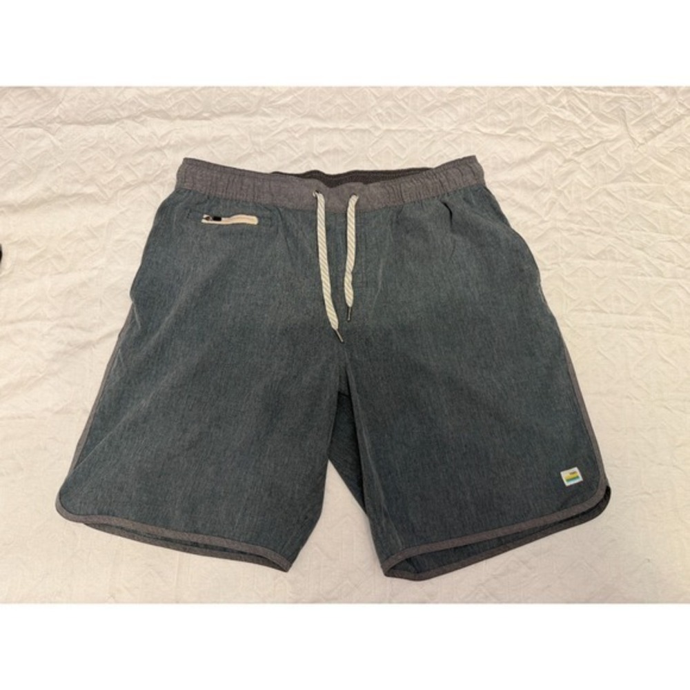 Vuori Cruise Boardshorts Small Dark‎ Oregano Heather Stretch Swim Trunks